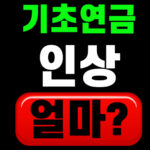 2026 기초연금 인상
