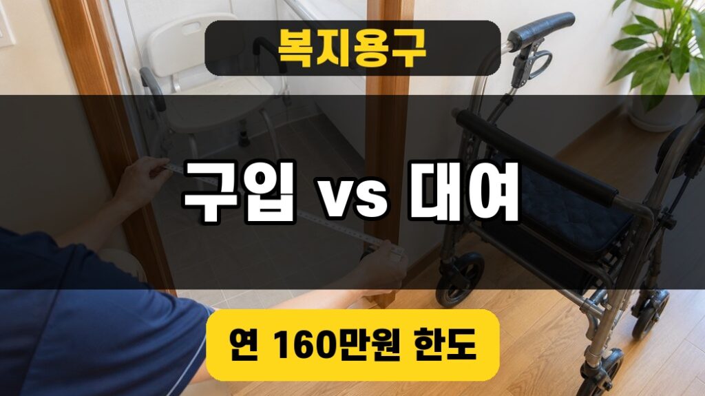 복지용구 구입 대여 2026 연 160만원 한도 대표 이미지