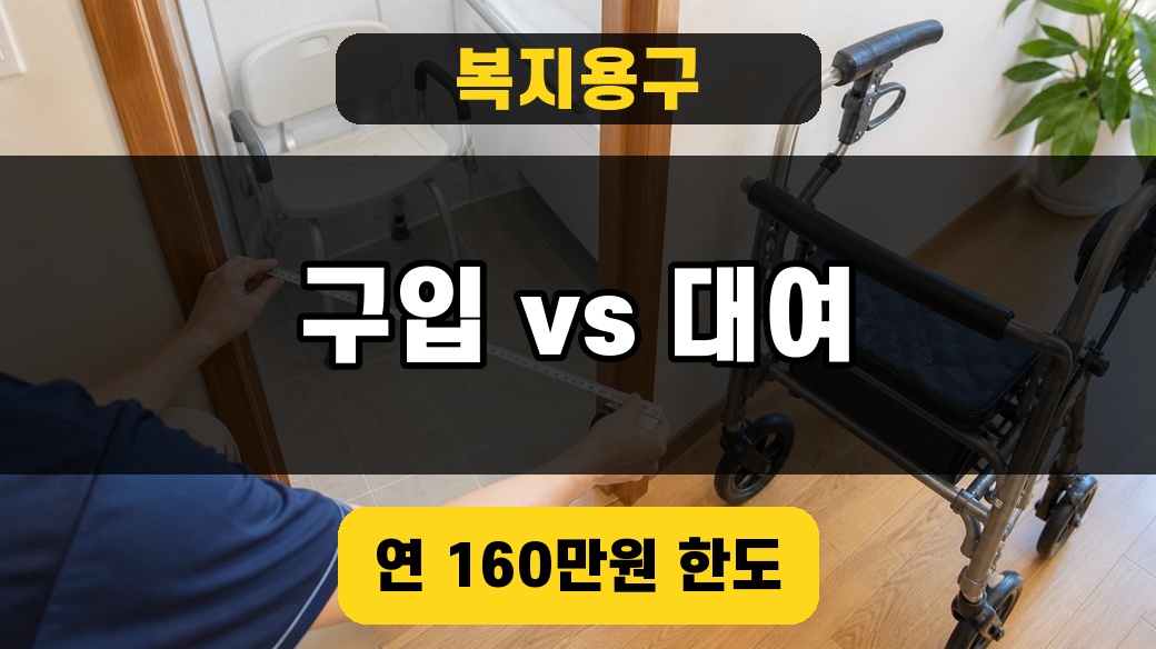 복지용구 구입 대여 2026 연 160만원 한도 대표 이미지