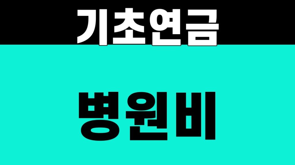 기초연금 병원비