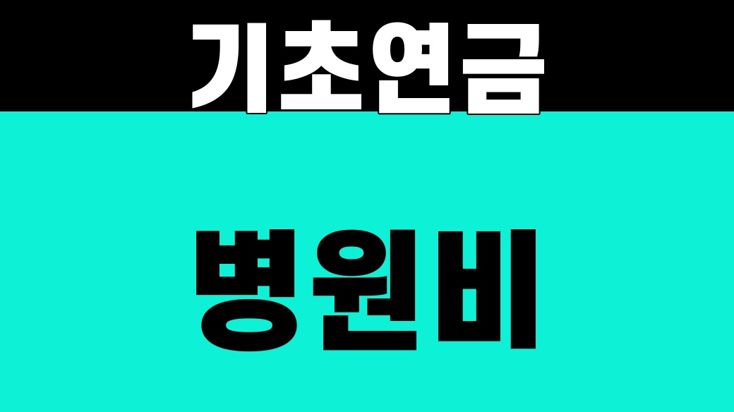 기초연금 병원비