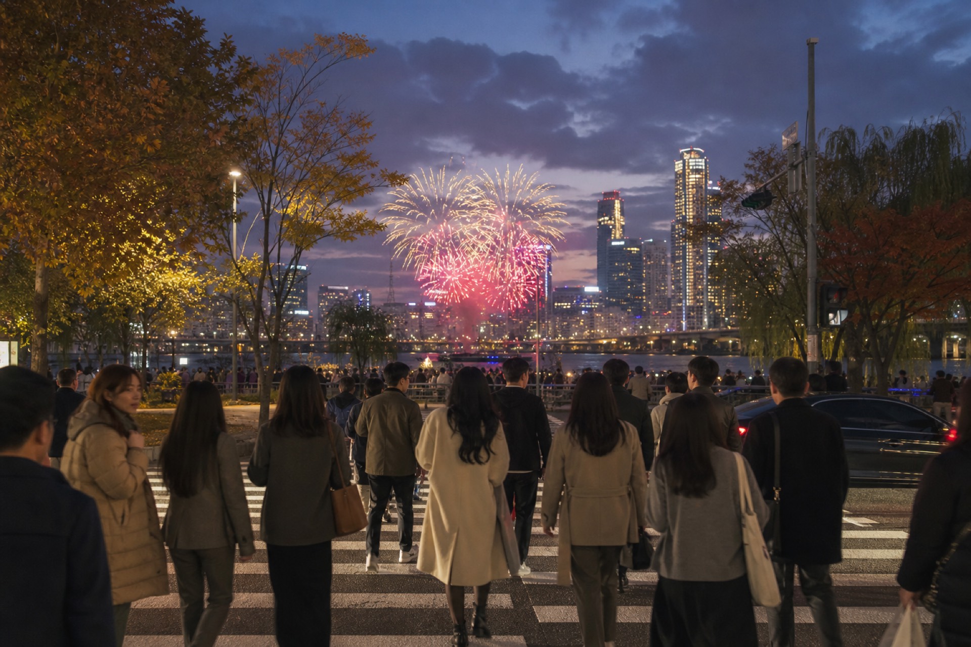 한강 불꽃축제 시간 확인용 여의도 불꽃축제 야경 사진 08
